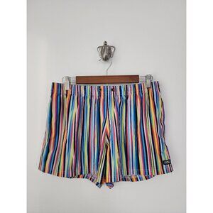 Funky Trunks multicolor stripe water shorts trunks L